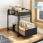 Kệ Đựng Gia Vị Có Ngăn Kéo