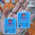 Móc Khóa Nhựa Dẻo In Hình Chibi