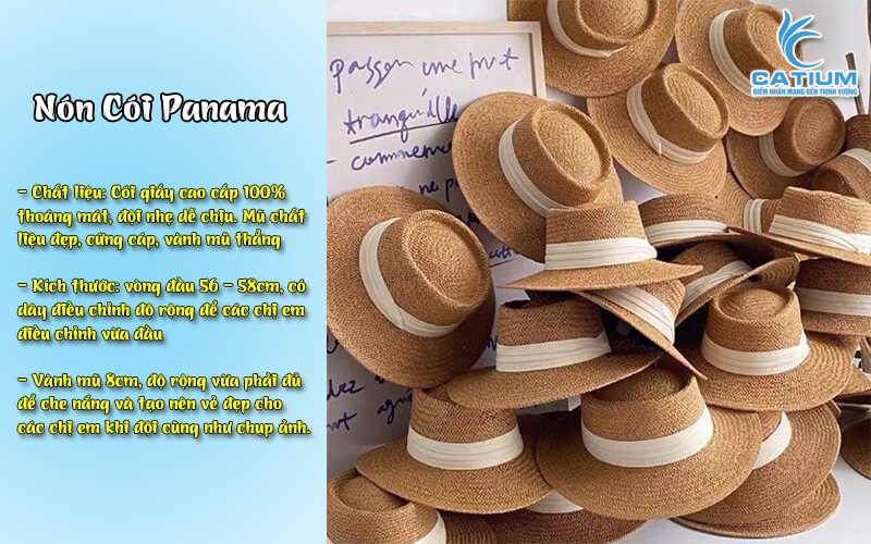 Nón cói panama