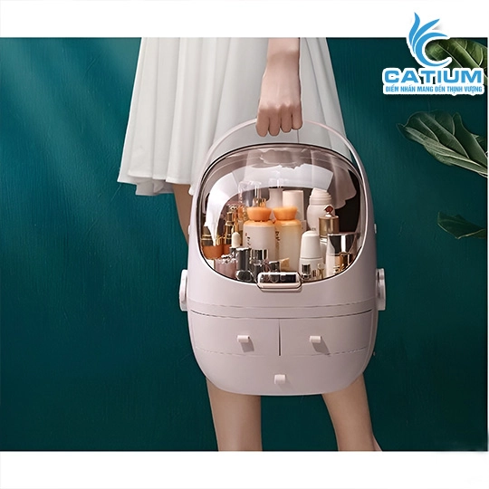 Hộp Đựng Mỹ Phẩm Có Ngăn Kéo