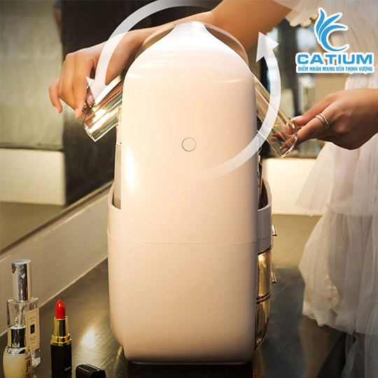Hộp Đựng Mỹ Phẫm Có Quai Xách Tiện Lợi