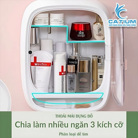 Hộp Đựng Mỹ Phẩm Treo Tường