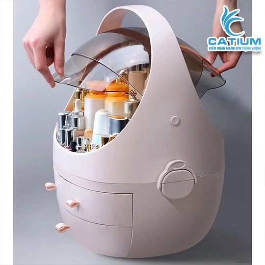 Hộp Đựng Mỹ Phẩm Có Ngăn Kéo