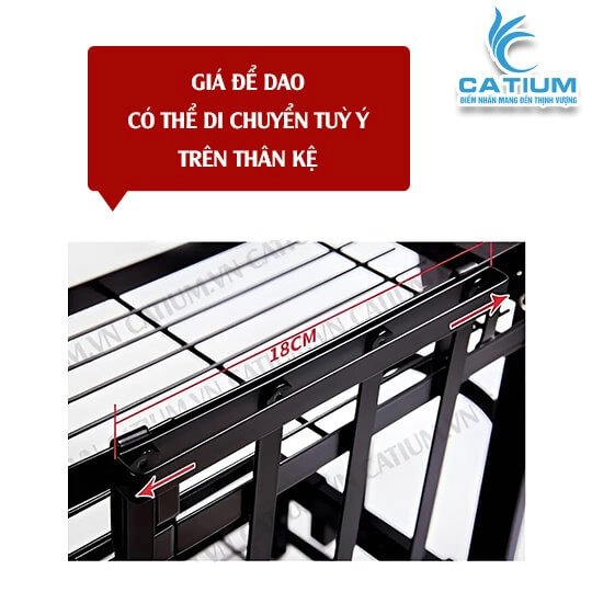 Kệ Đựng Gia Vị Thép Carbon Cao Cấp Loại 1