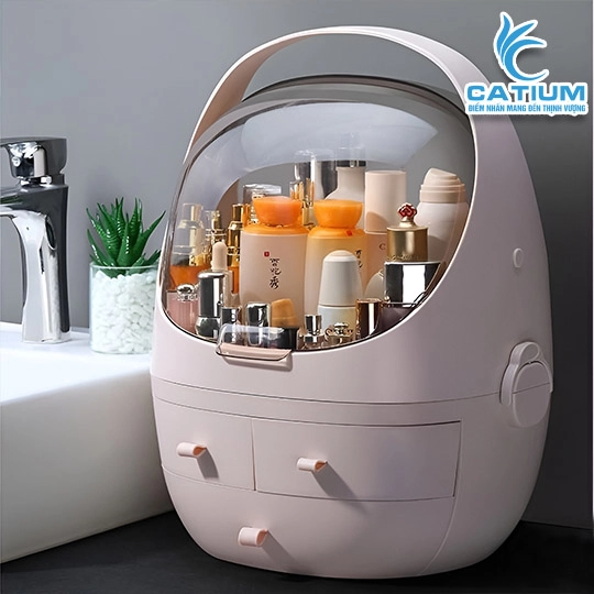 Hộp Đựng Mỹ Phẩm Có Ngăn Kéo