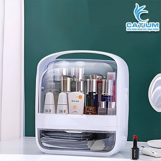 Hộp Đựng Mỹ Phẫm Có Quai Xách Tiện Lợi