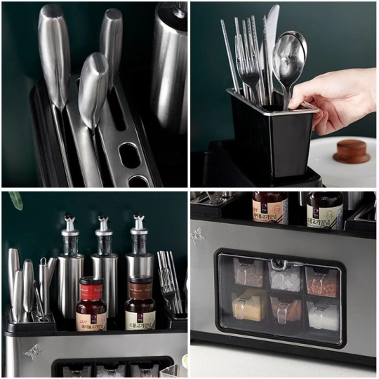 Hộp Đựng Gia Vị Inox 304
