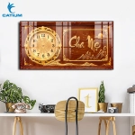 Tranh Đồng Hồ Mạ Vàng Cha Mẹ