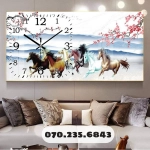 Tranh Đồng Hồ Mã Đáo 