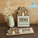 Bảng Gỗ Địa Chỉ Số Nhà Theo Yêu Cầu