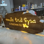 Bảng Hiệu Gỗ Spa Đèn Led