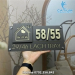 Bảng Số Nhà Mica Sần