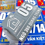 Bảng Địa Chỉ Alu Gắn Ngôi Nhà