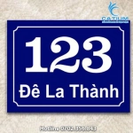 Biển Số Nhà Mica Phun Sơn