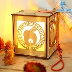 Đèn Lồng Gỗ Trang Trí