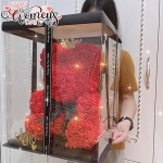 Gấu Hoa Xốp Đỏ Size Lớn