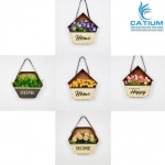Giỏ Hoa Gỗ Treo Tường