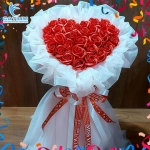 Hoa Sáp Đỏ Hình Trái Tim HS06