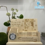 Hộp Cắm Bút Để Bàn Khắc Laser