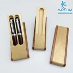 Hộp Gỗ Trưng Bày Bút Để Bàn