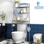 Kệ Bồn Cầu 3 Tầng Inox Thông Minh