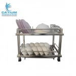Kệ Úp Chén Inox 201 Có Khay Hứng Nước