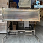 Kệ Úp Chén Inox 201 Có Nắp Đậy