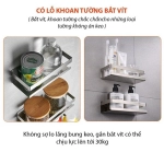 Kệ Dán Tường Đa Năng Inox Cao Cấp