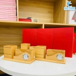 Khay Đựng Bút Bằng Gỗ Khắc Logo