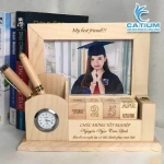 Hộp Bút Gỗ Kèm Khung Ảnh