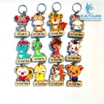 Móc Khóa 12 Con Giáp Bằng Gỗ