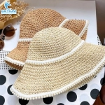 Mũ Cói Viền Ngọc