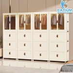 Tủ Nhựa Lắp Ghép Đựng Quần Áo Đa Năng 56cm