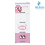 Tủ Nhựa Sơ Sinh 4 Ngăn Sunhouse KS-CA343G4