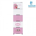Tủ Nhựa Trẻ Em 5 Tầng Sunhouse KS-CA343G5