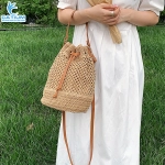 Túi Cói Lót Vải Rút