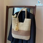 Túi Cói Đeo Vai Lớn 2 Màu 