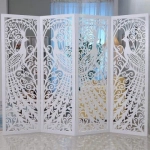 Vách Bình Phong Chim Công