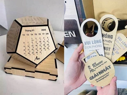 Nhận Khắc Laser Lên Gỗ Theo Yêu Cầu Giá Rẻ, Lấy Liền Sau 5 - 30 Phút