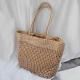 Túi Cói Làn Thưa Vuông Lớn Có Lót