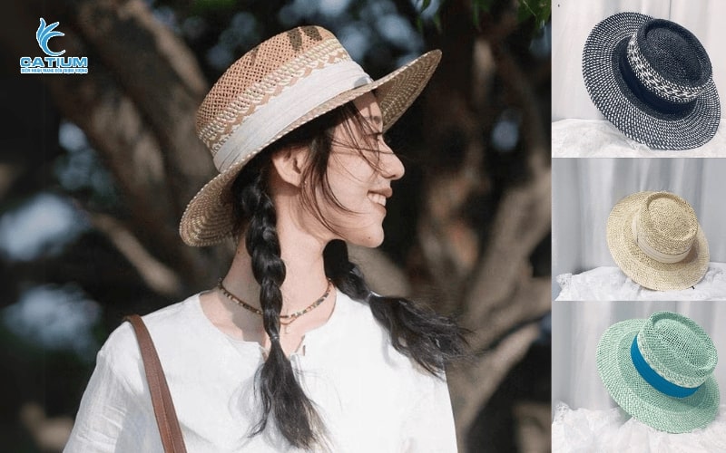 Mũ Panama nhiều màu