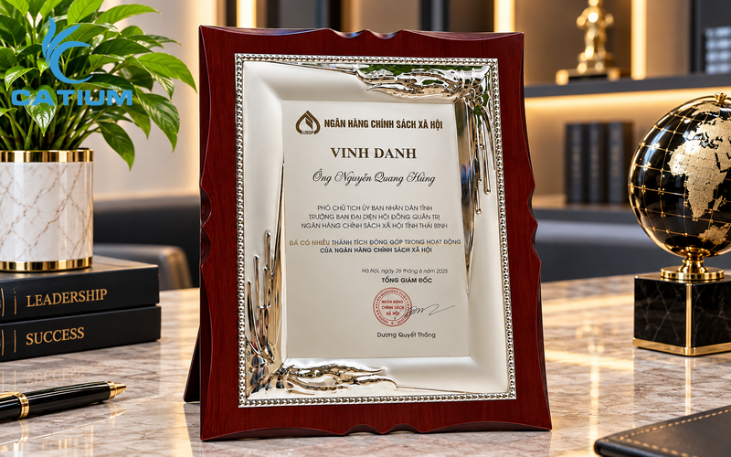 Mẫu bảng vinh danh nhân viên xuất sắc