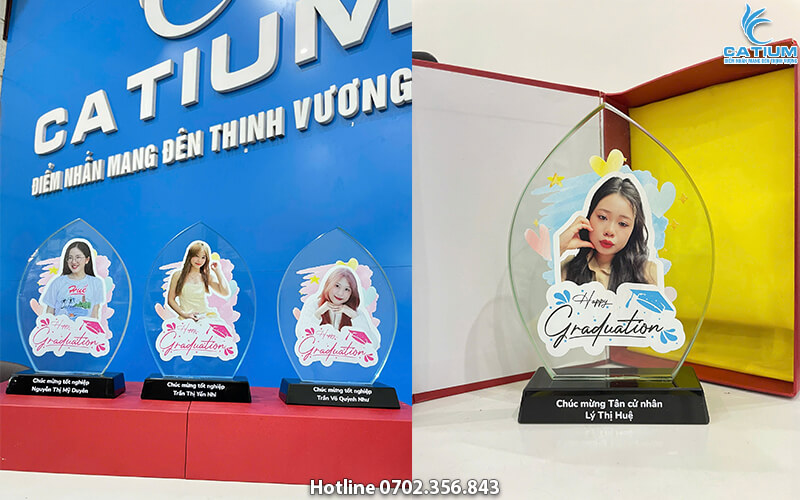 Biểu trưng thủy tinh tốt nghiệp