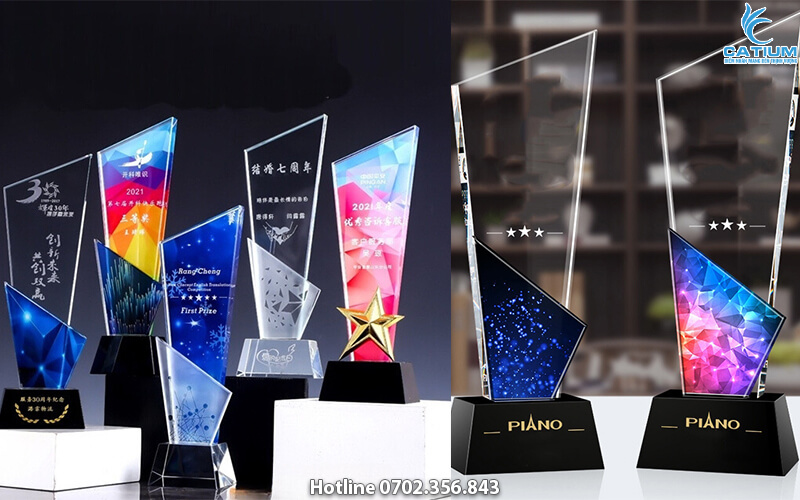 Kỷ niệm chương pha lê vinh danh cao cấp