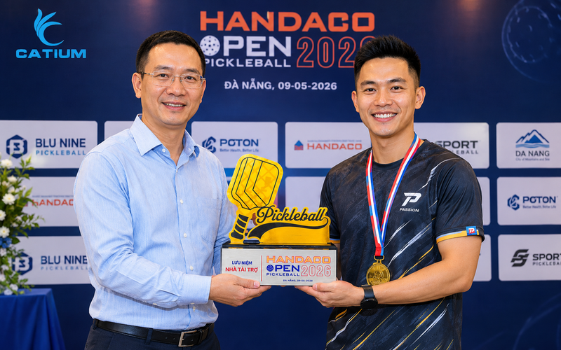 Mẫu kỷ niệm chương pickleball vinh danh