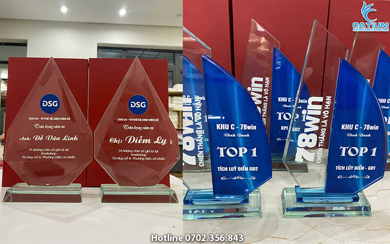 Các mẫu cúp Lâm Đồng