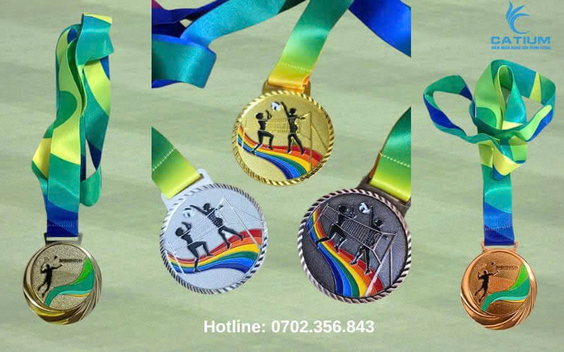 Dịch vụ in huy chương bóng chuyền
