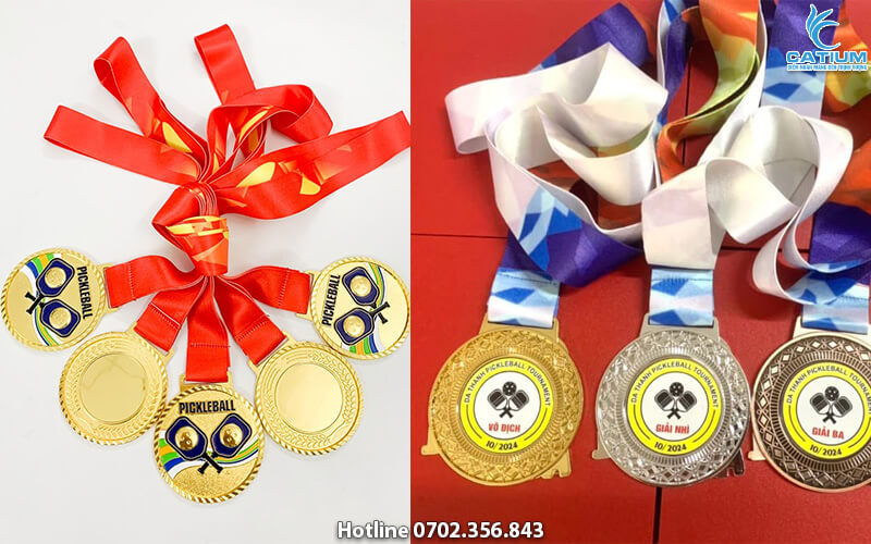 Huy chương pickleball in theo yêu cầu