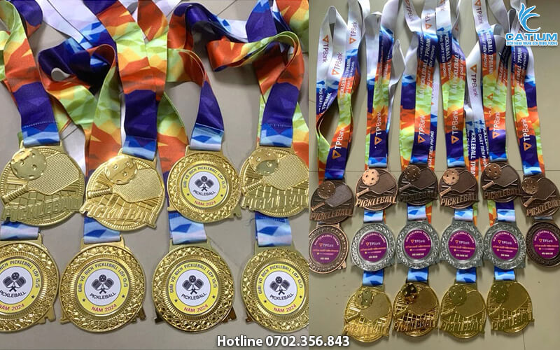 Mẫu huy chương pickleball