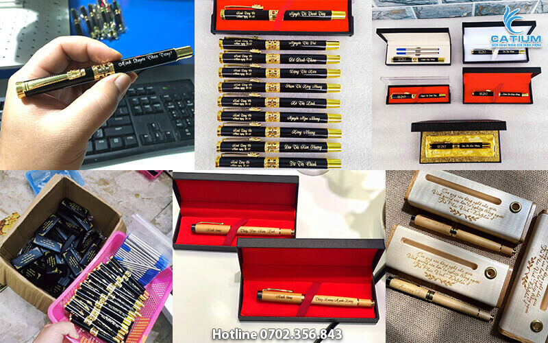 Bút khắc tên lưu niệm